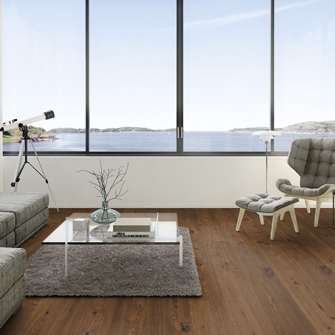 Boen Oak Antique Brown Chaletino Brushed Live Natural