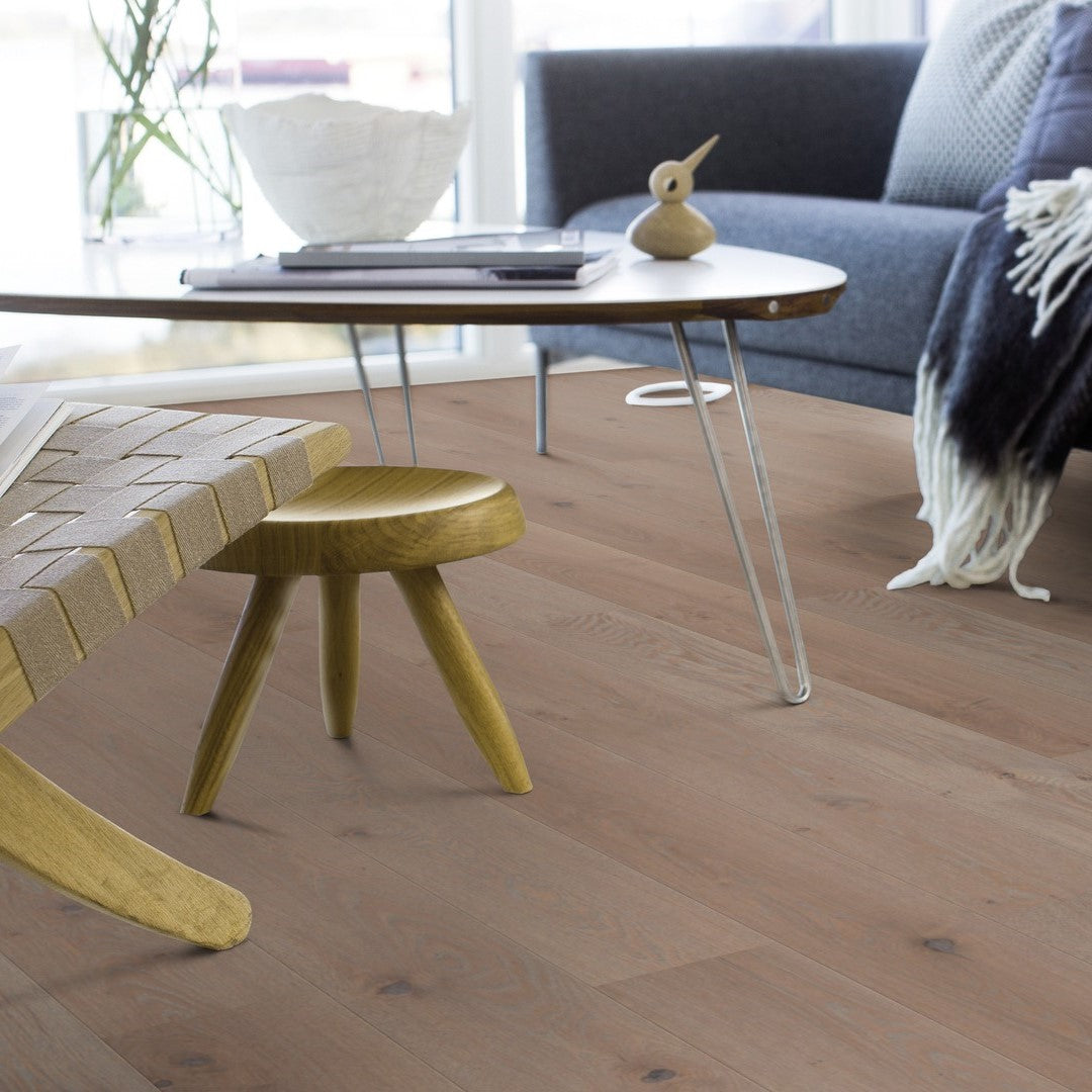 Boen Oak Warm Grey Animoso Mix- 13.2mm Plank 181 - Live Pure - Brushed