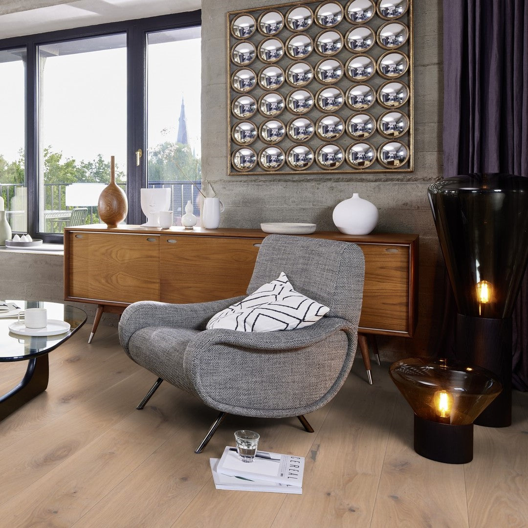 Boen Oak White Vivo- 13.2mm Plank 181 - Natural White Oil - Brushed