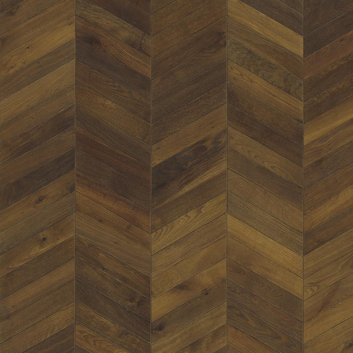 Kahrs Oak Chevron Dark Brown