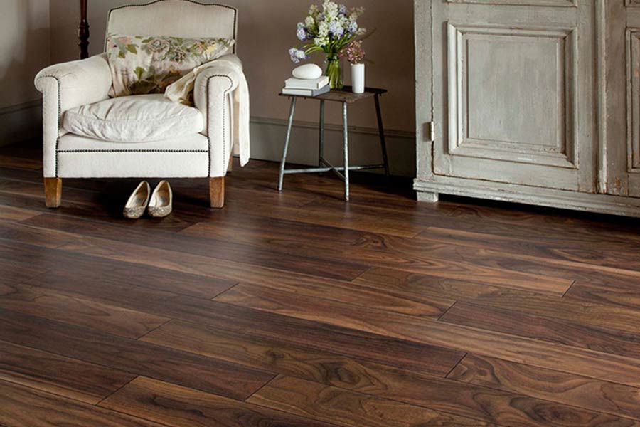 Lushwood 20 x 190 Walnut ABC Grade Oiled - Room