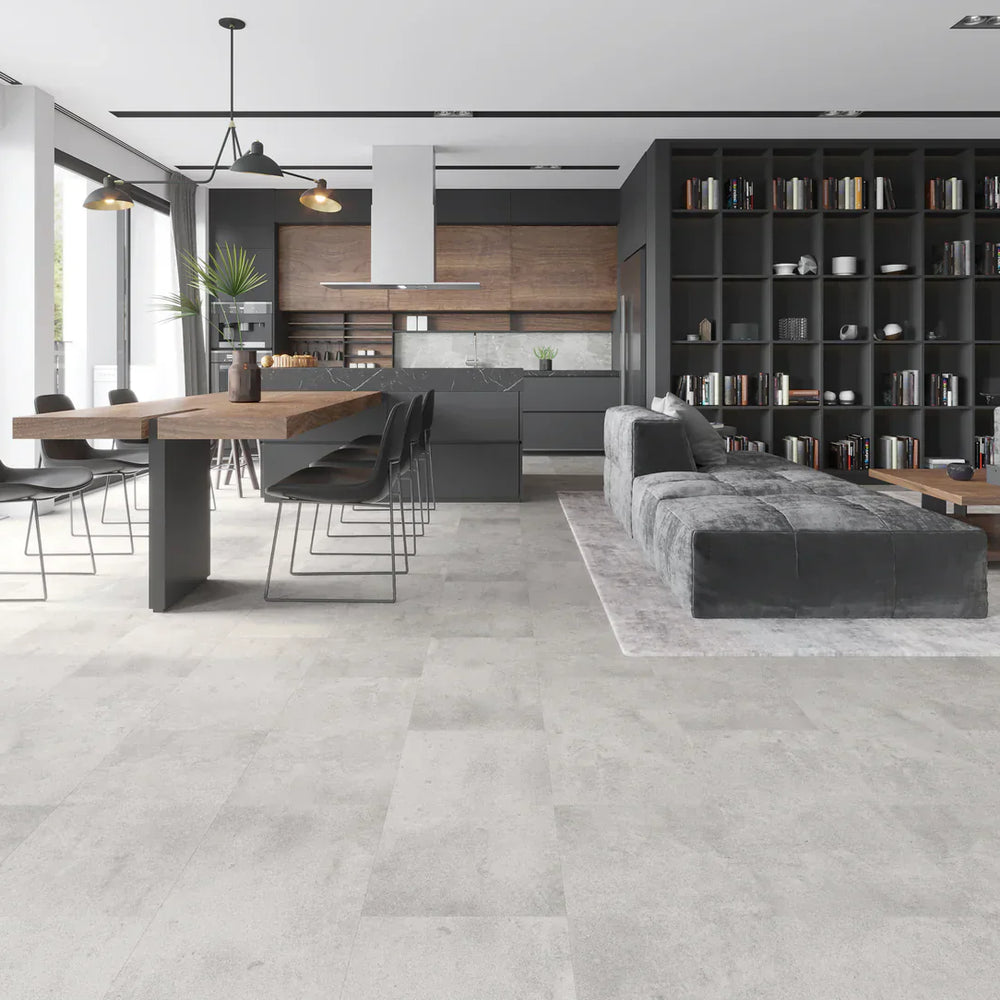 Compact Tile Compact Bathroom Solutions with Stone-Look Vinyl Tiles – One Stop Flooring