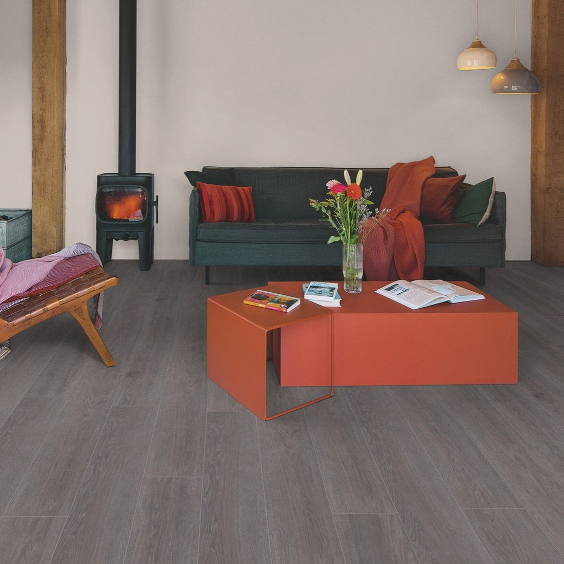 Quickstep Vinyl Blos Base Silk Oak Dark Grey