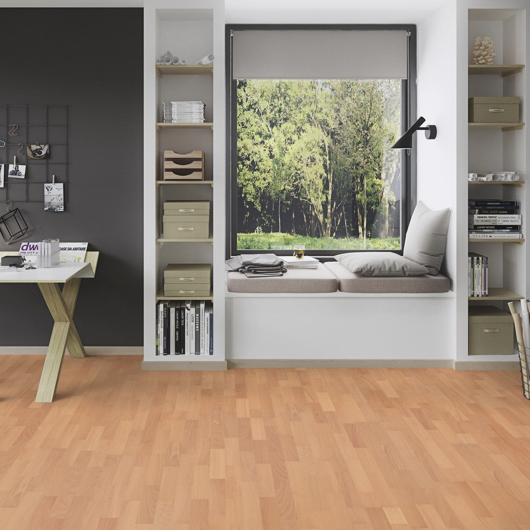 Boen Beech Andante 14mm 3-Strip - Matt Lacquer - Unbrushed