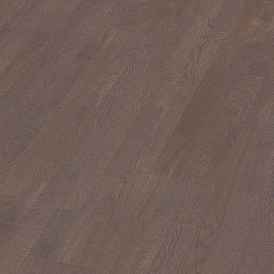 Boen Oak Elephant Grey Finale 14mm 3-Strip - Live Pure - Brushed