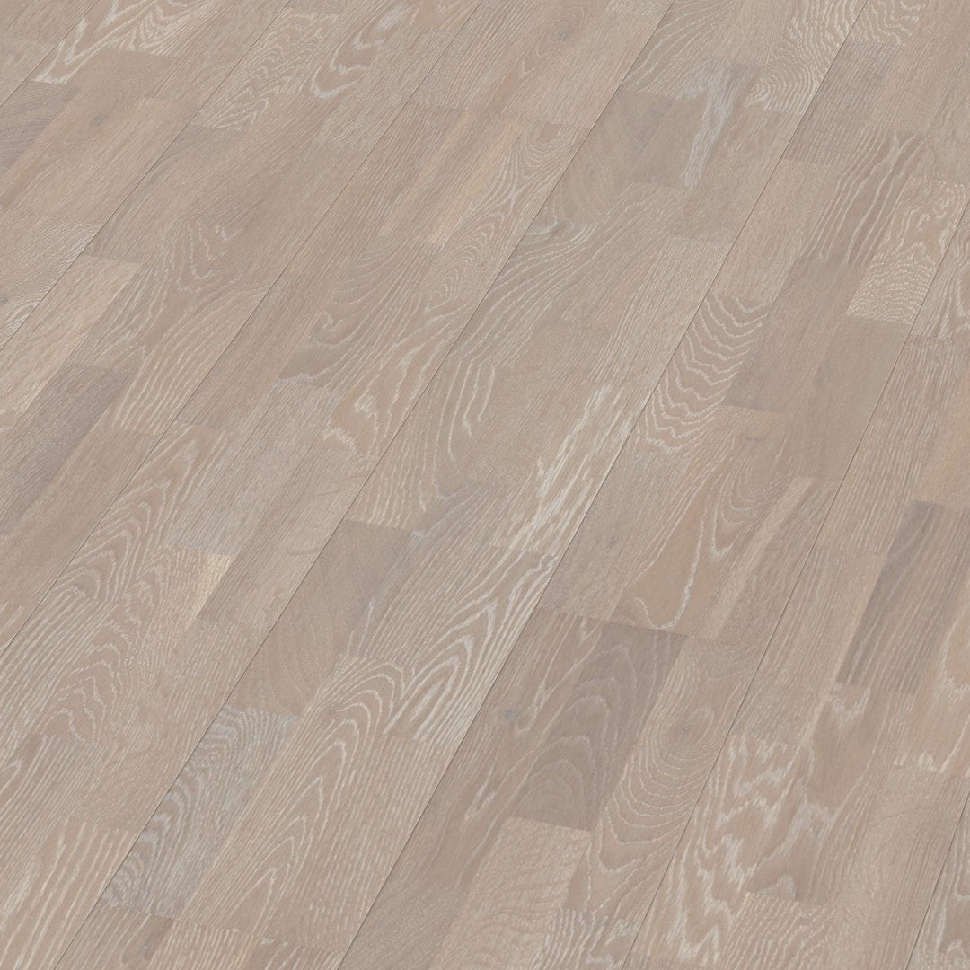 Boen Oak Grey Harmony Finale 14mm 3-Strip - Live Pure - Brushed