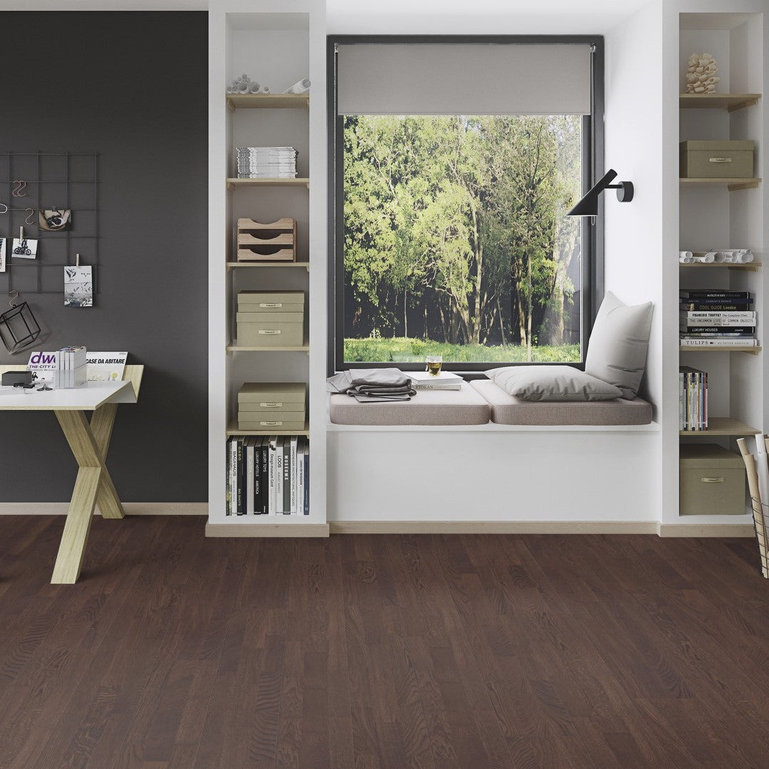 Boen Oak Brazilian Brown Finale 14mm 3-Strip - Live Pure - Brushed