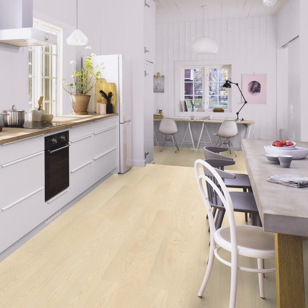 Boen Ash White Andante 14mm Plank 138 - Matt Lacquer - Unbrushed