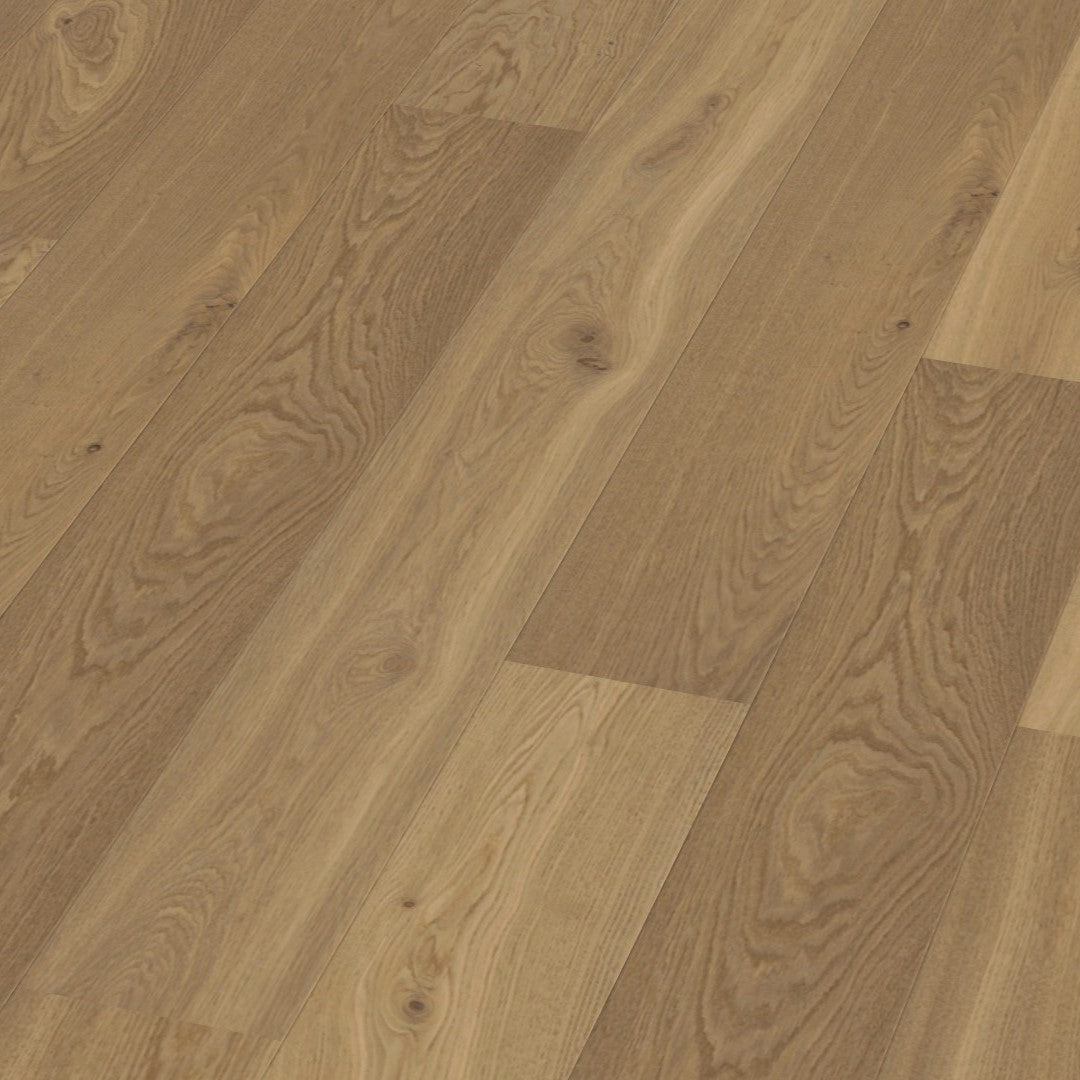 Boen Oak Semi Smoked Animoso 14mm Castle Plank - Live Pure - Brushed