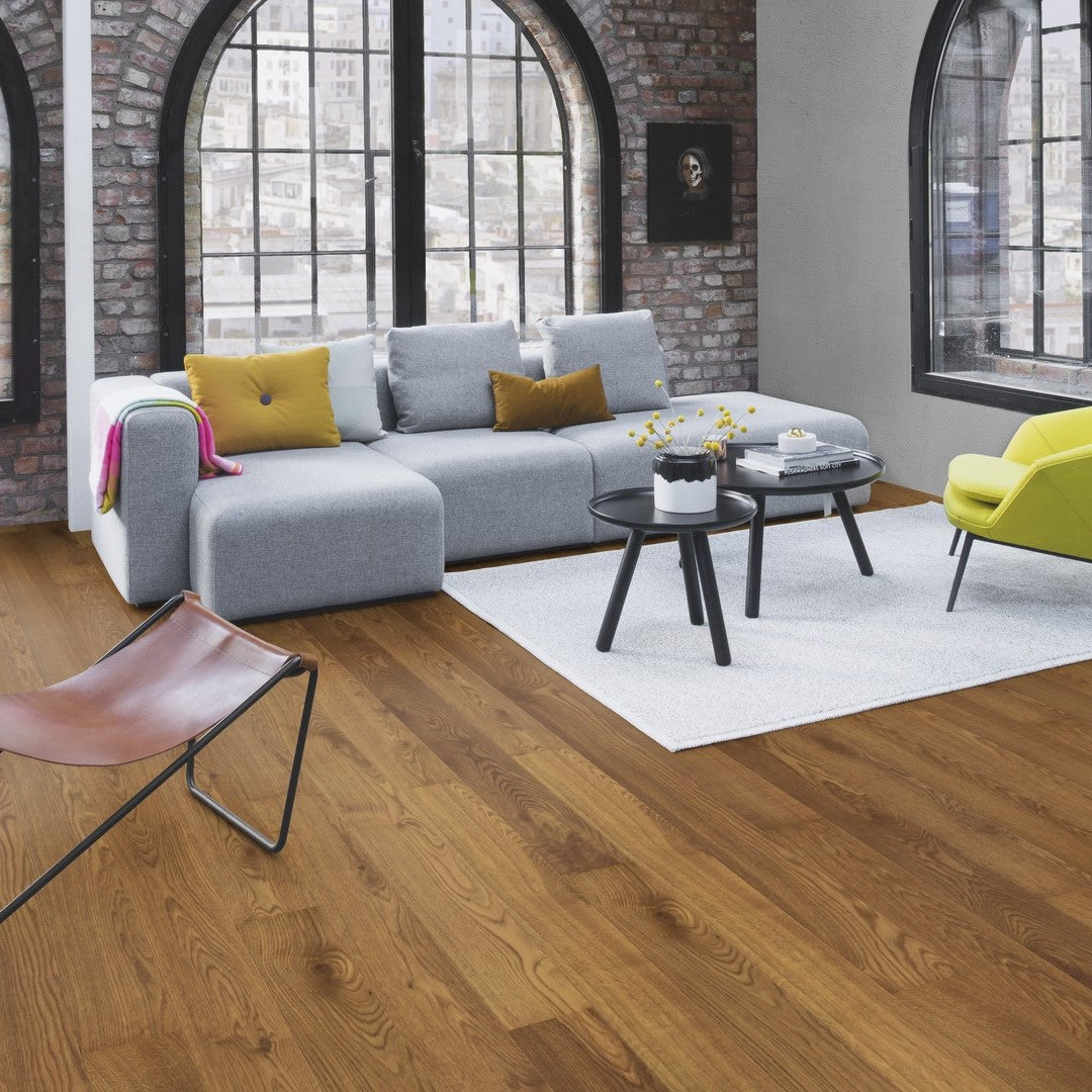 Boen Oak Semi Smoked Animoso 14mm Plank 138 - Live Pure - Brushed