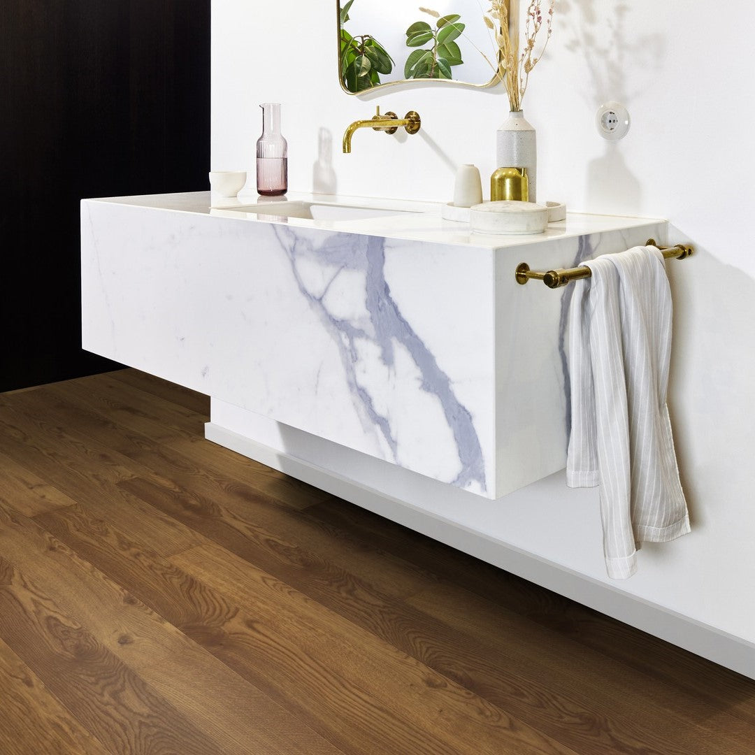 Boen Oak Semi Smoked Animoso 14mm Plank 138 - Live Pure - Brushed