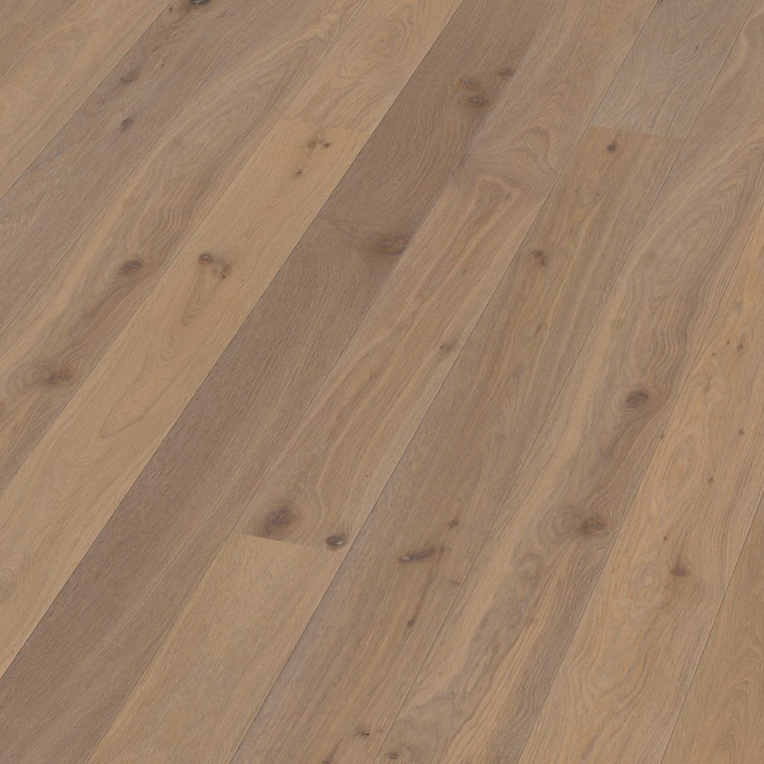 Boen Oak White Semi Smoked Animoso-14mm Plank 138 - Natural White Oil - Brushed