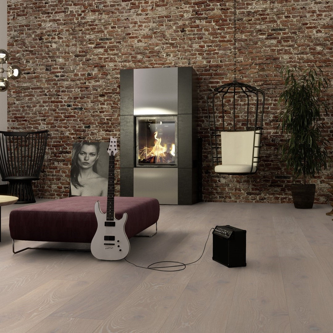 Boen Chaletino Oak Grey Harmony Canyon-15mm Plank - Live Pure - Brushed