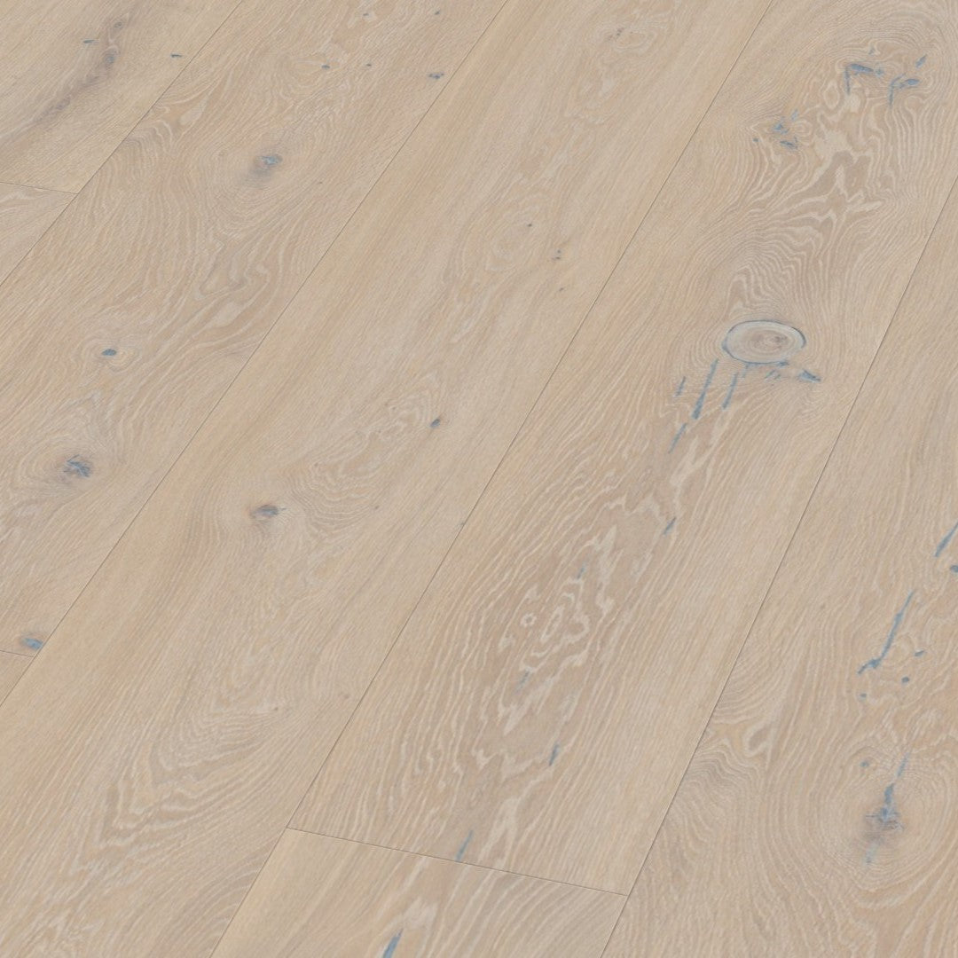 Boen Chaletino Oak Pale White Canyon-15mm Plank - Live Pure - Brushed