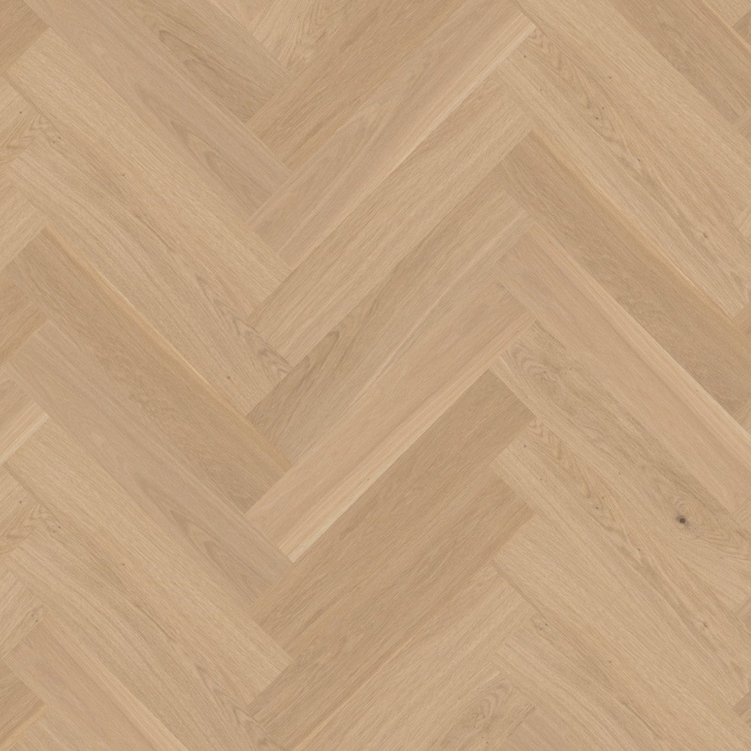 Boen Oak Adagio 14mm Herringbone Click 138 - A & B Planks - Live Pure - Brushed