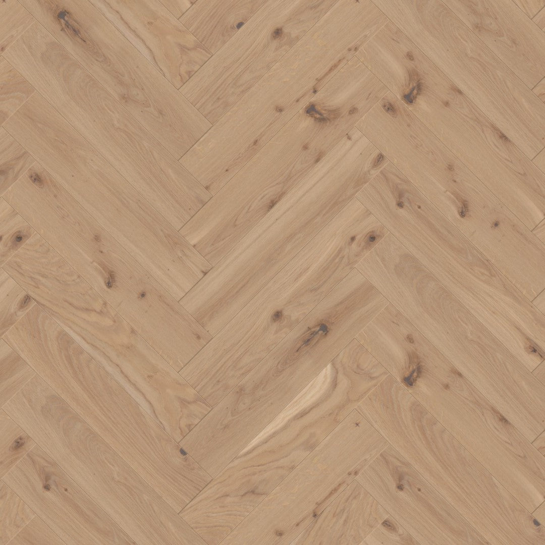 Boen Oak Vivo 14mm Herringbone Click 138 - A & B Planks - Live Pure - Brushed