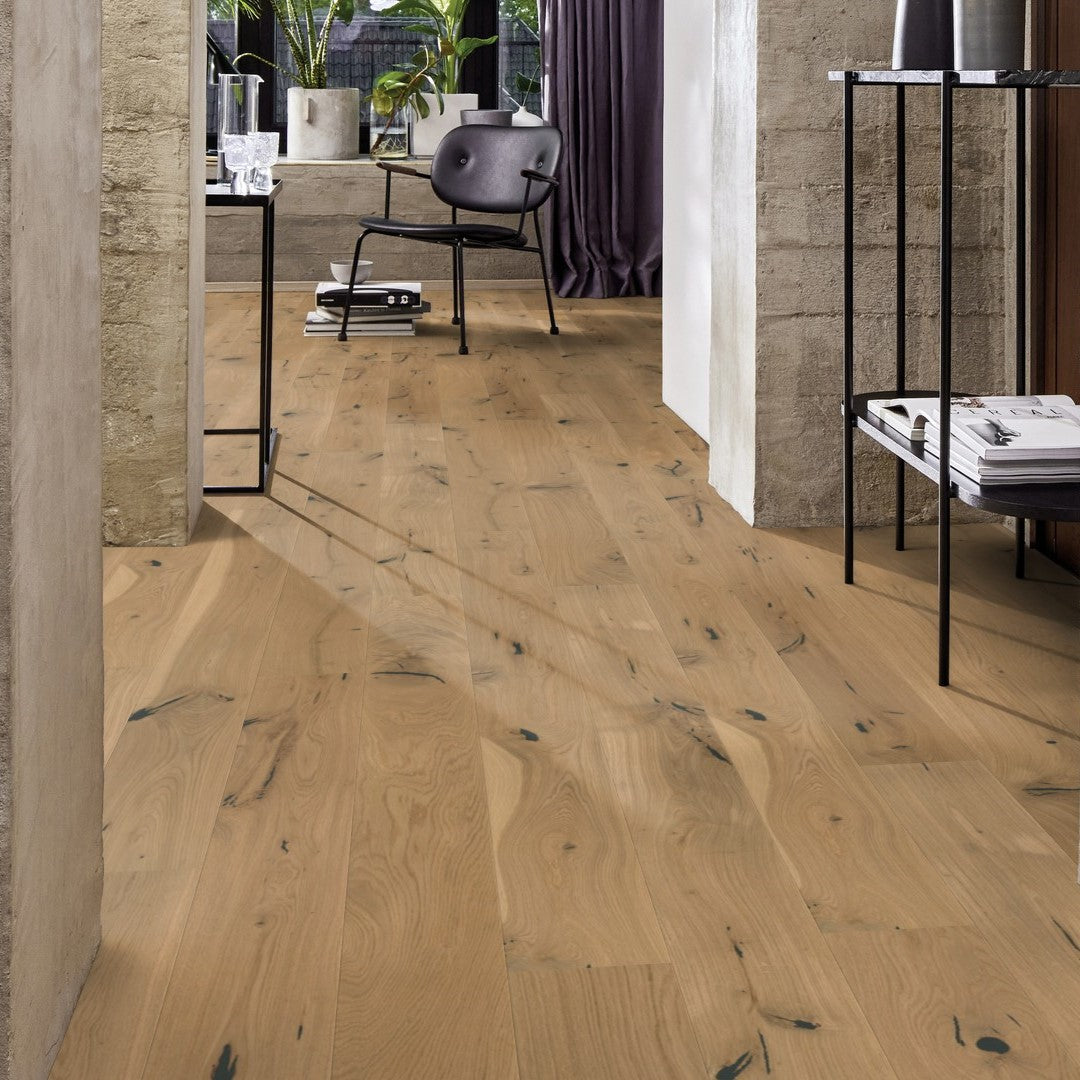 Boen Oak Authentic Espressivo - 14mm Plank Castle - Natural Oil - Brushed