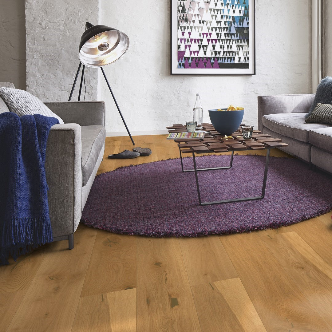 Boen Oak Brown Espressivo - 13.2mm Plank 181 - Matt Plus Lacquer - Brushed