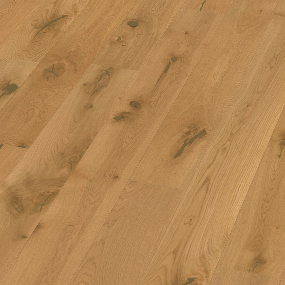 Boen Oak Brown Espressivo - 13.2mm Plank 181 - Matt Plus Lacquer - Brushed