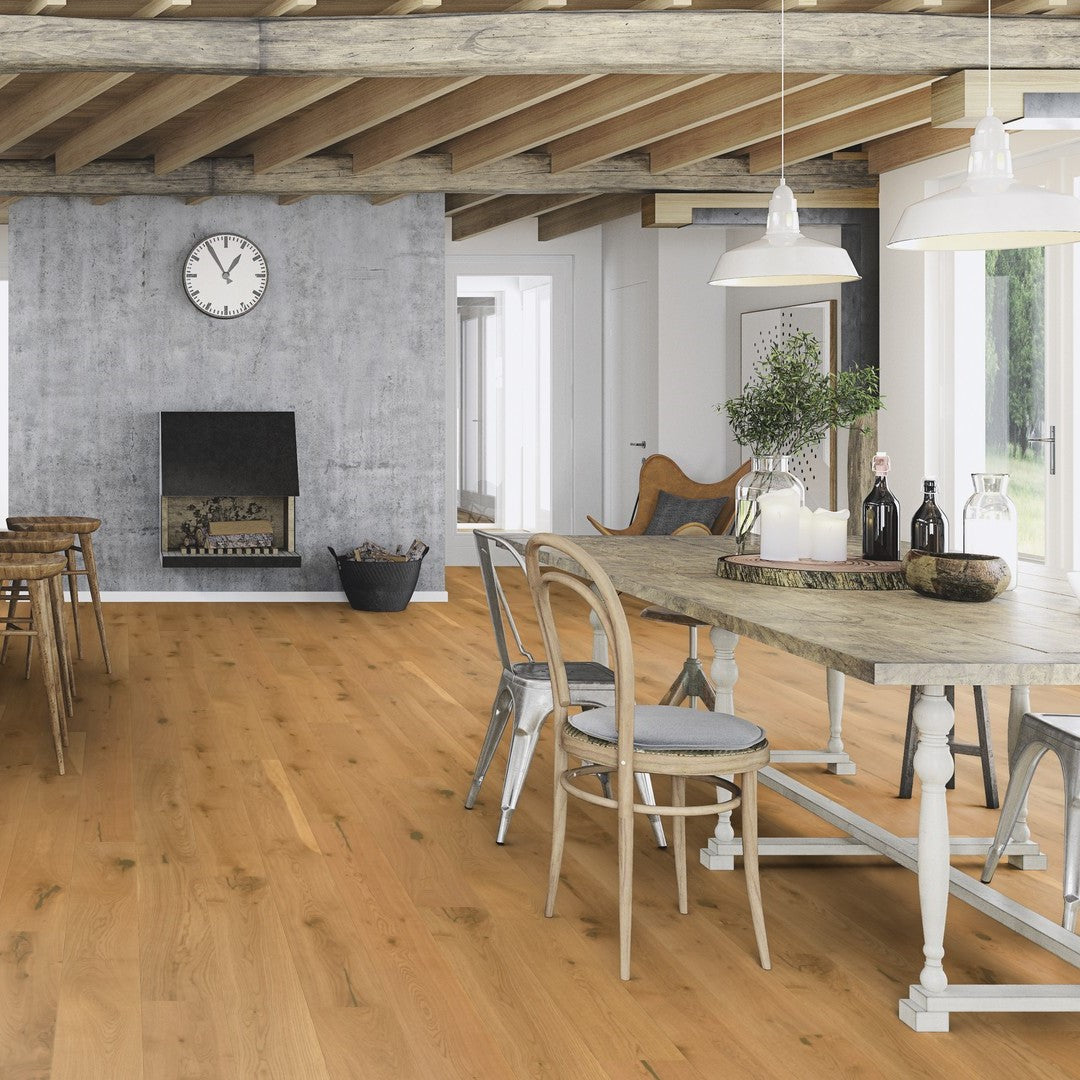 Boen Oak Brown Espressivo - 13.2mm Plank 181 - Matt Plus Lacquer - Brushed