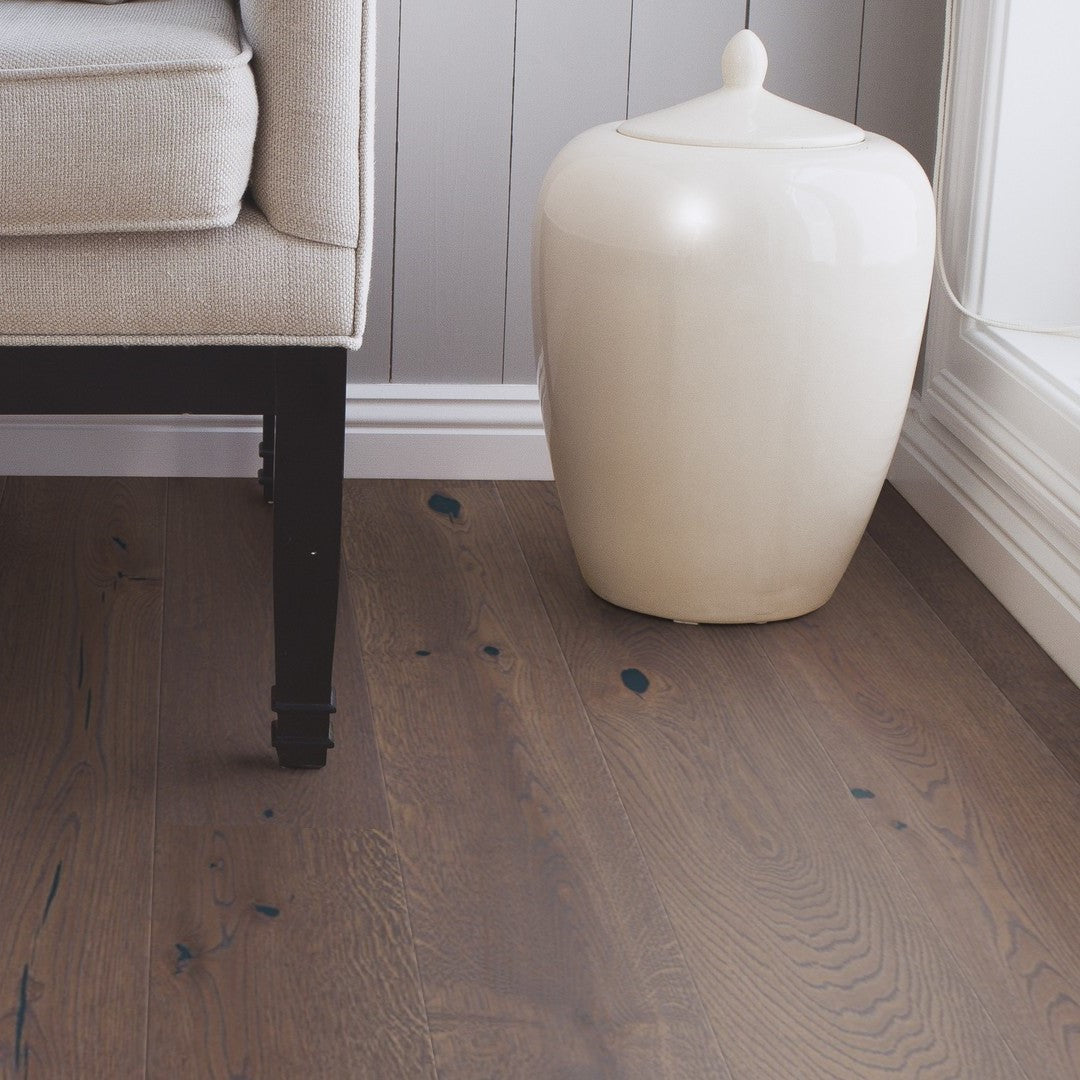 Boen Oak Elephant Grey Espressivo - 13.2mm Plank 181 - Live Pure - Brushed