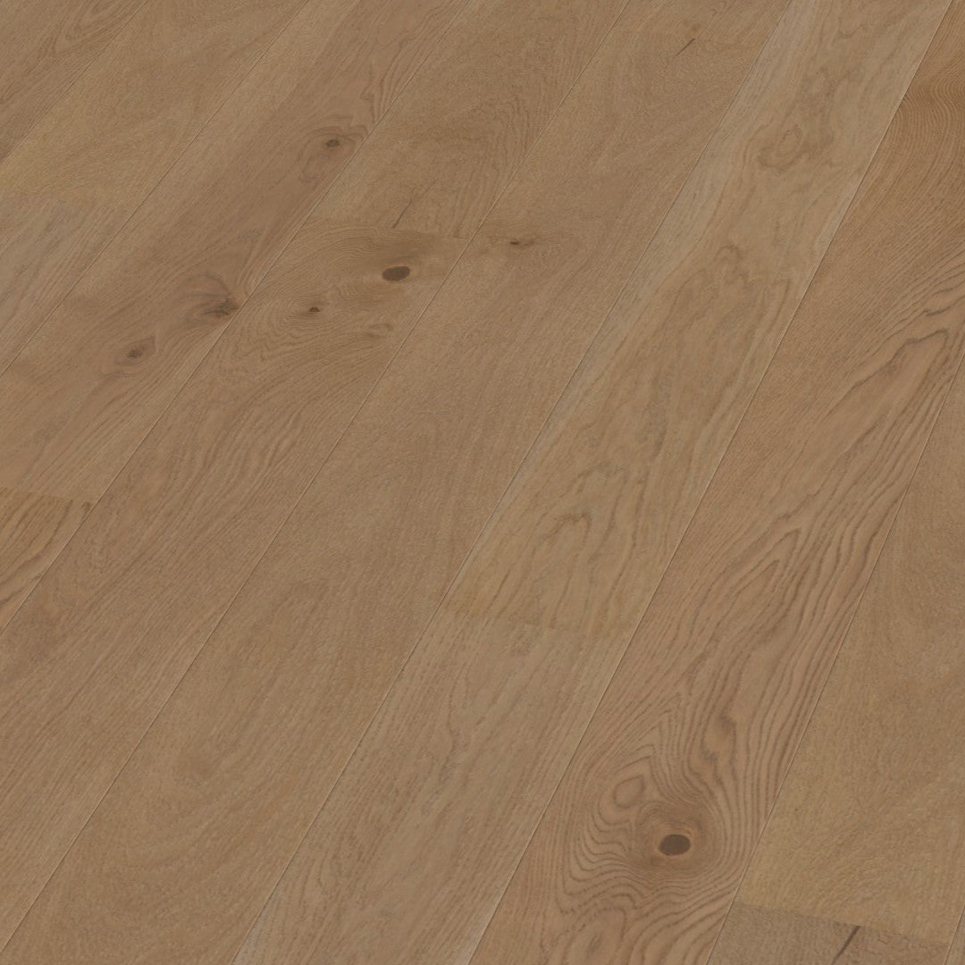 Boen Oak Medium Grey Animoso Mix - 13.2mm Plank 181 - Matt Plus Lacquer - Brushed