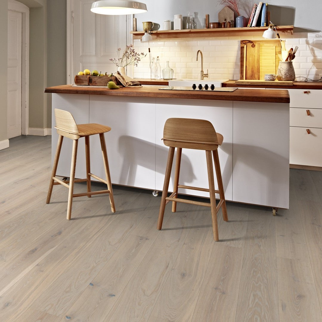 Boen Oak Pale White Vivo - 13.2mm Plank 181 - Live Pure - Brushed