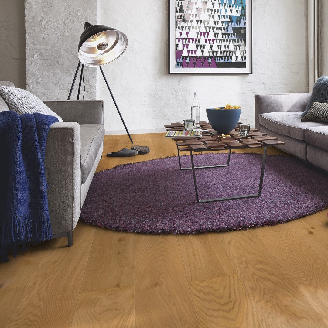 Boen Oak Soft Brown Animoso Mix - 13.2mm Plank 181 - Matt Plus Lacquer - Brushed