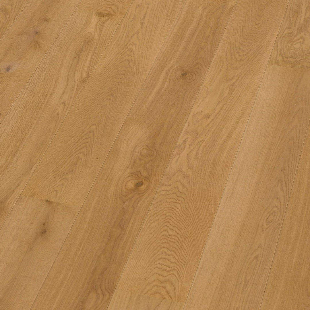 Boen Oak Soft Brown Animoso Mix - 13.2mm Plank 181 - Matt Plus Lacquer - Brushed