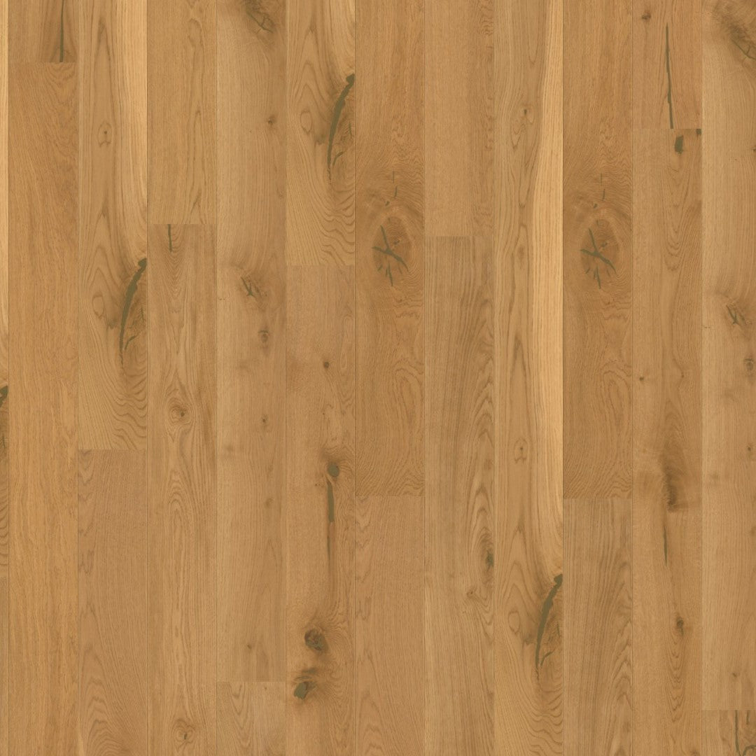 Boen Oak Soft Brown Espressivo- 14mm Plank 138 - Matt Plus Lacquer - Brushed