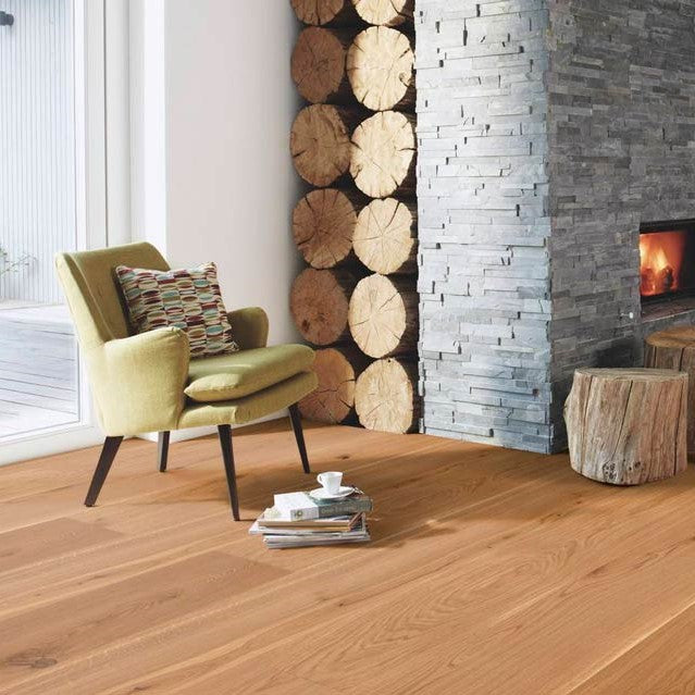 Boen Oak Traditional Rustic Chalet Brushed Live Natural