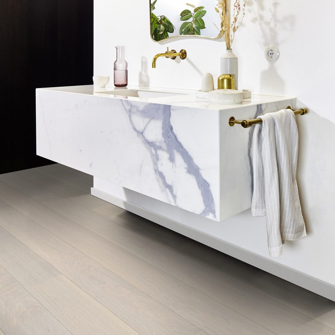 Boen Oak White Andante Live Pure - 14mm Plank 138 - Live Pure White - Brushed