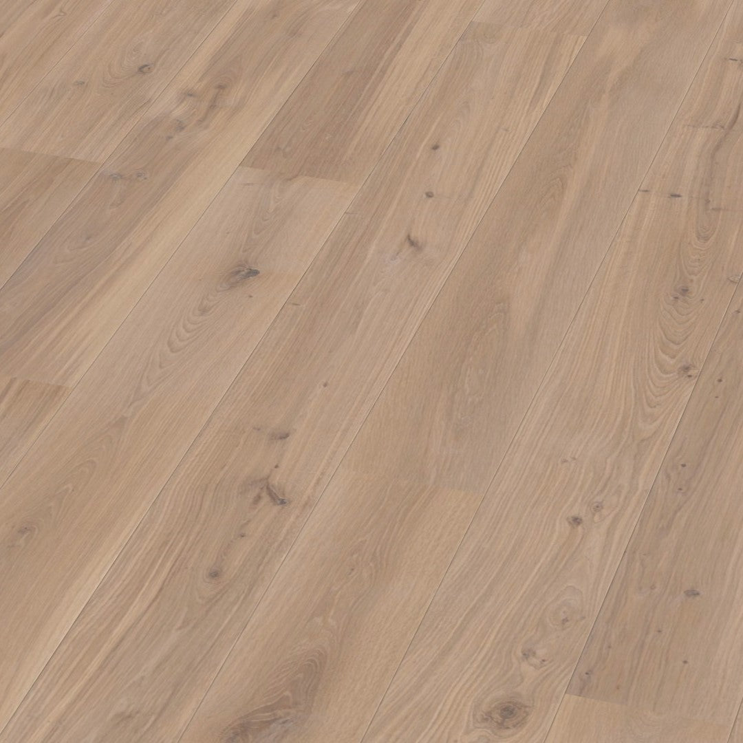 Boen Oak White Animoso - 14mm Plank 138 - Matt Lacquer White - Unbrushed