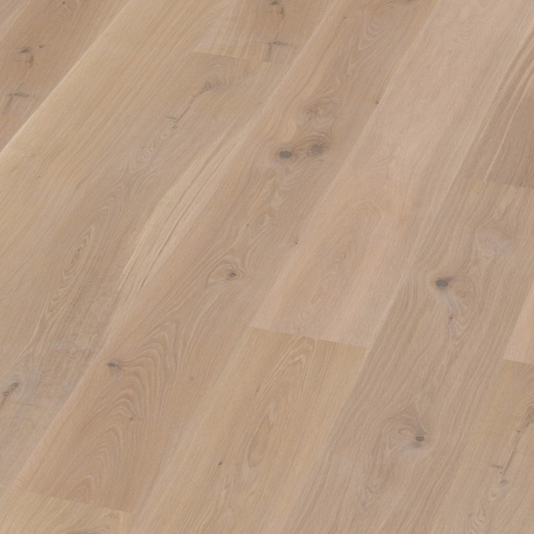 Boen Oak White Animoso - 14mm Plank Castle - Natural White Oil - Unbrushed