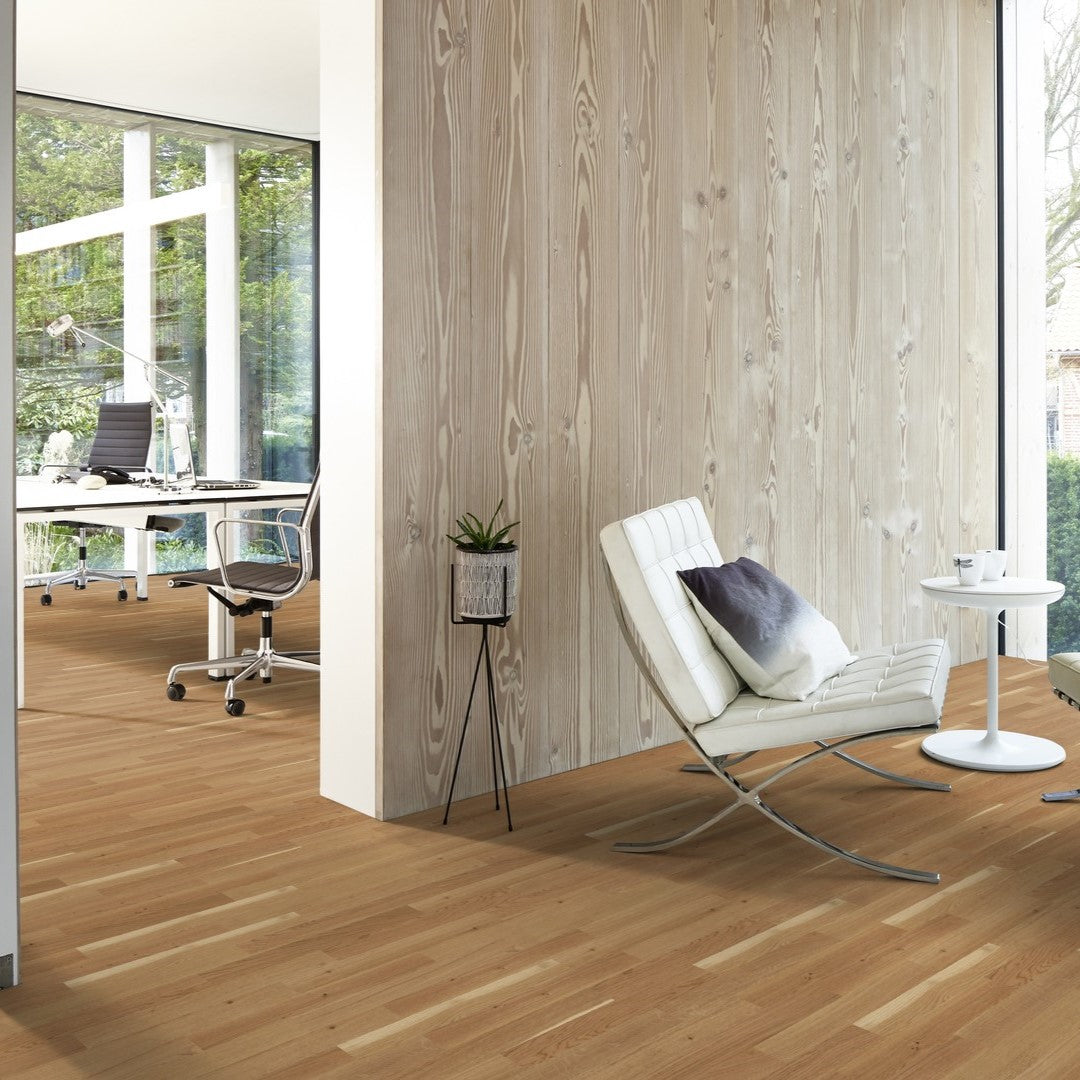 Boen Traffic Oak Basic - 12.5mm Strip - Matt Lacquer - Unbrushed