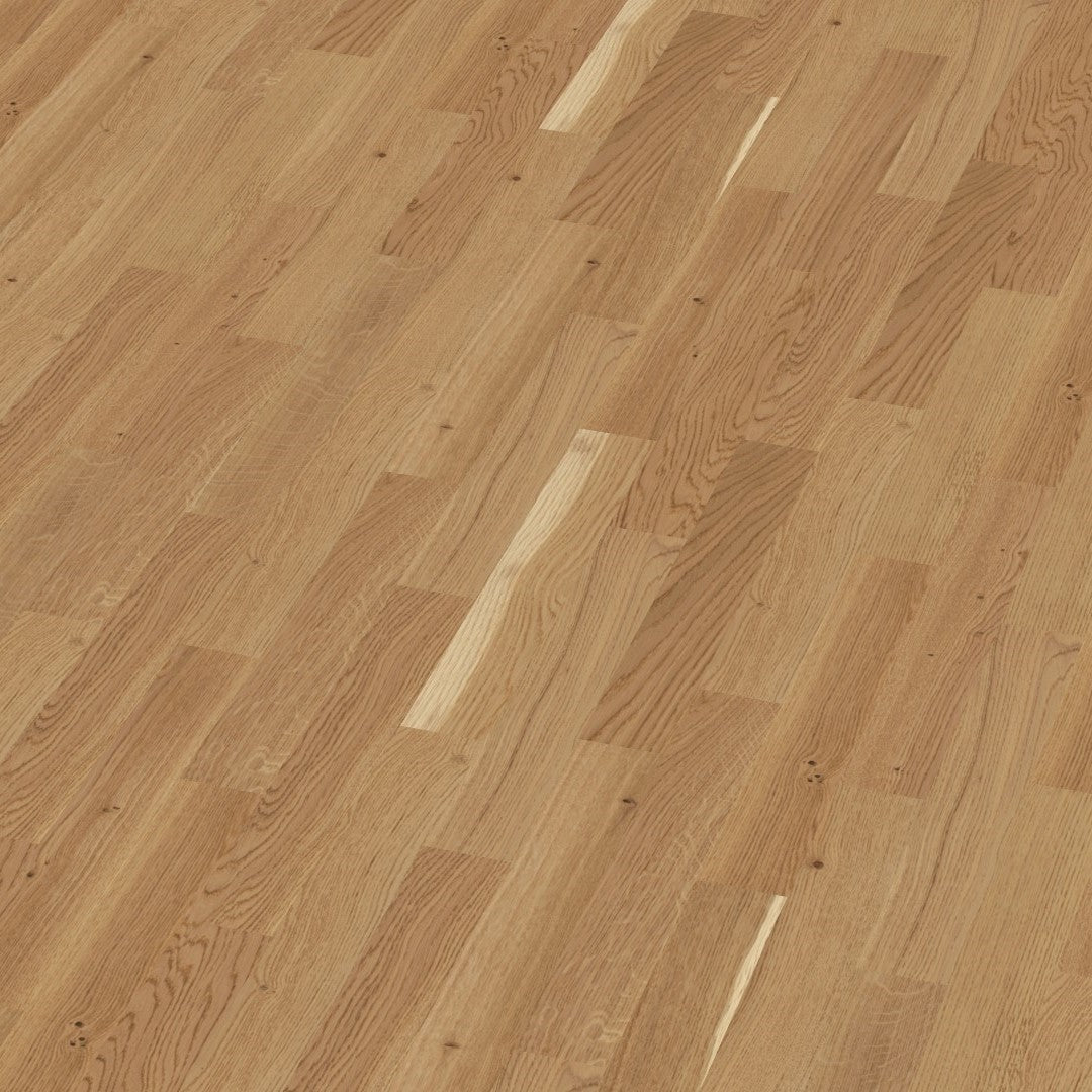 Boen Traffic Oak Basic - 12.5mm Strip - Matt Lacquer - Unbrushed