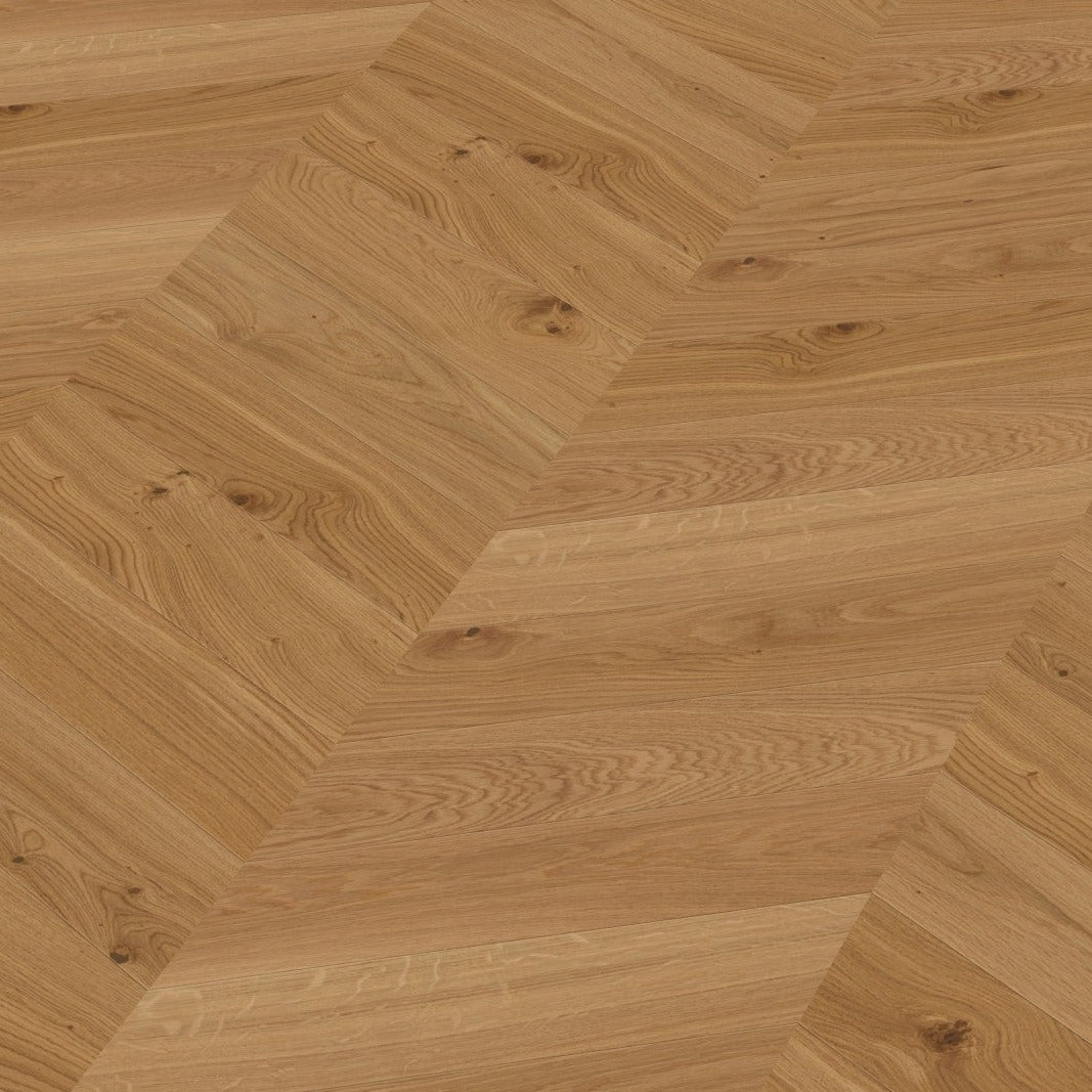 Boen Oak Chevron Animoso 138mm Live Natural