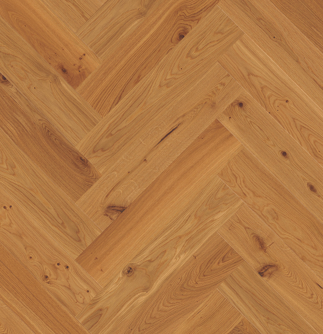 Boen Herringbone Click Oak Animoso Live Natural Brushed