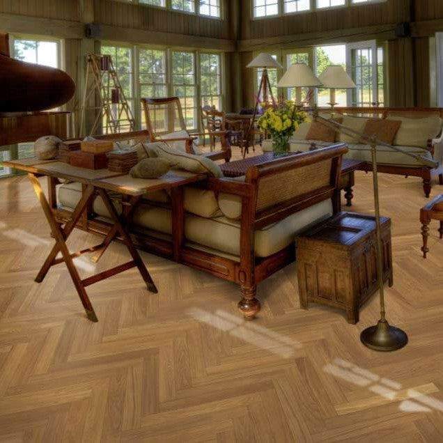 Kahrs Oak Herringbone AB Natural Studio Collection - One Stop Flooring