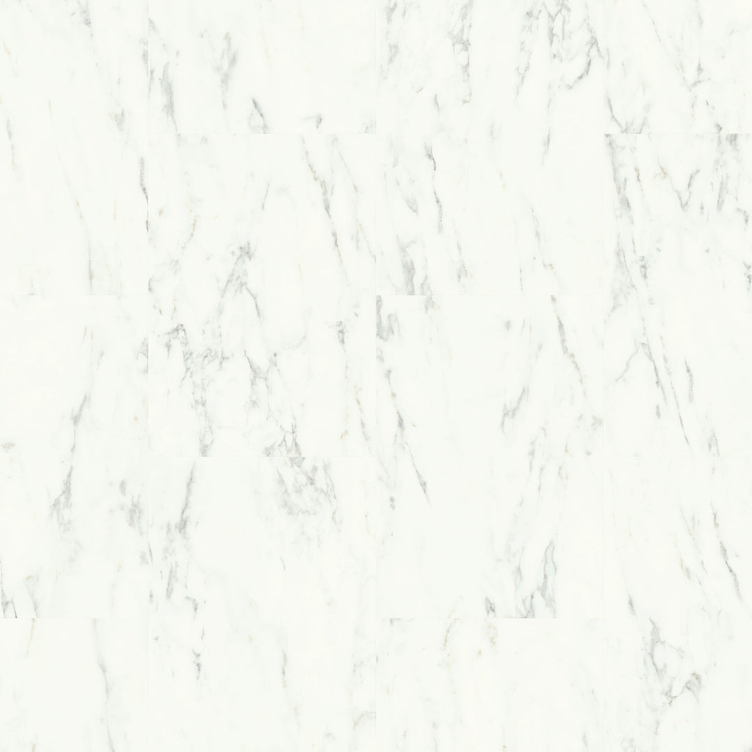 Quickstep Vinyl Oro Base  Marble Carrara White